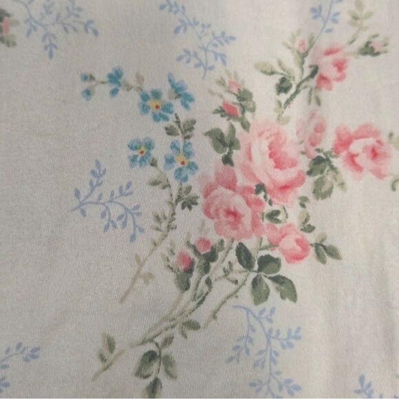 Lauren Ralph Lauren Feminine Floral Cotton Pajama Top M - Picture 4 of 9